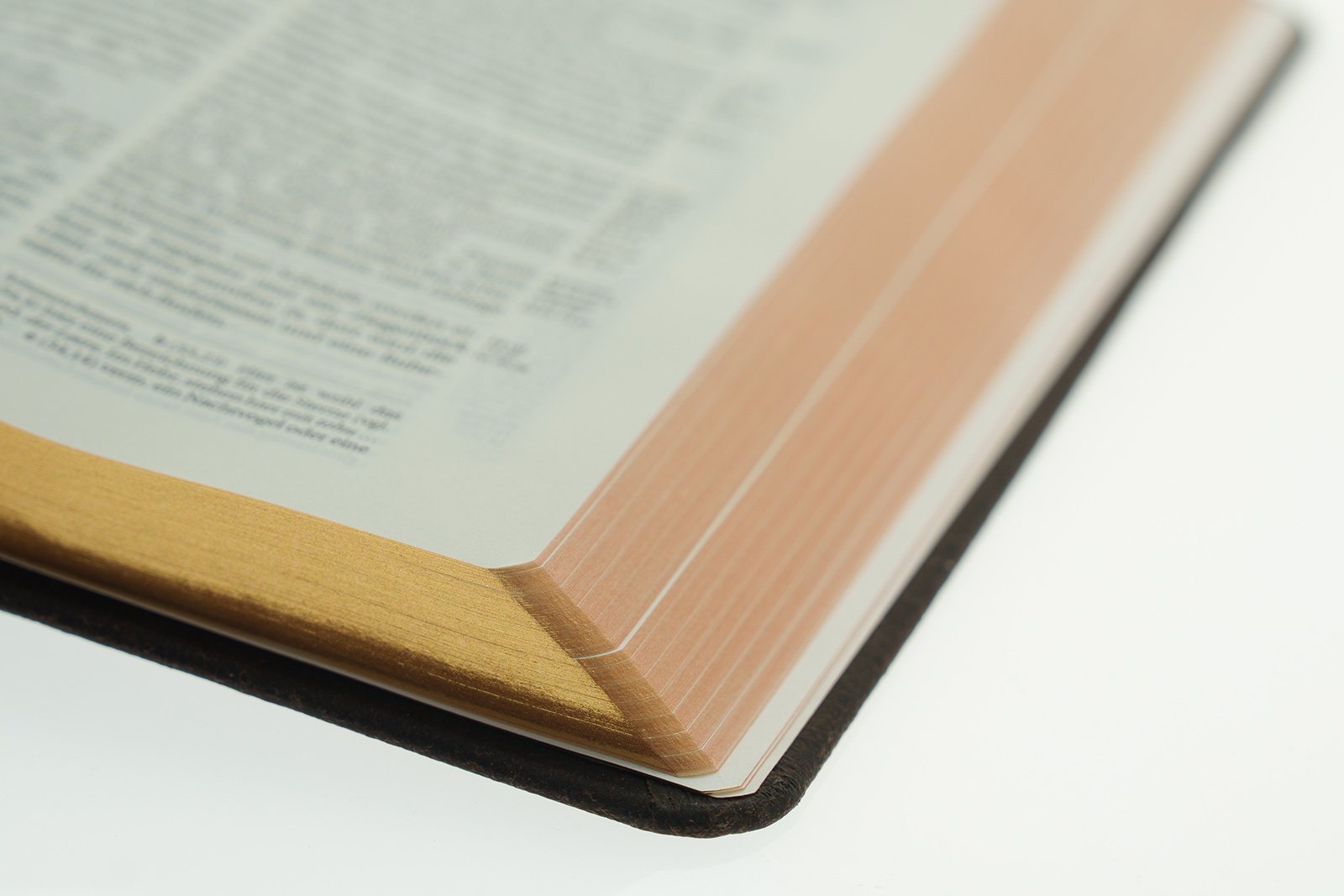 Schlachter 2000 Bibel - Taschenausgabe (Softcover, Rindsleder, Rotgoldschnitt)
