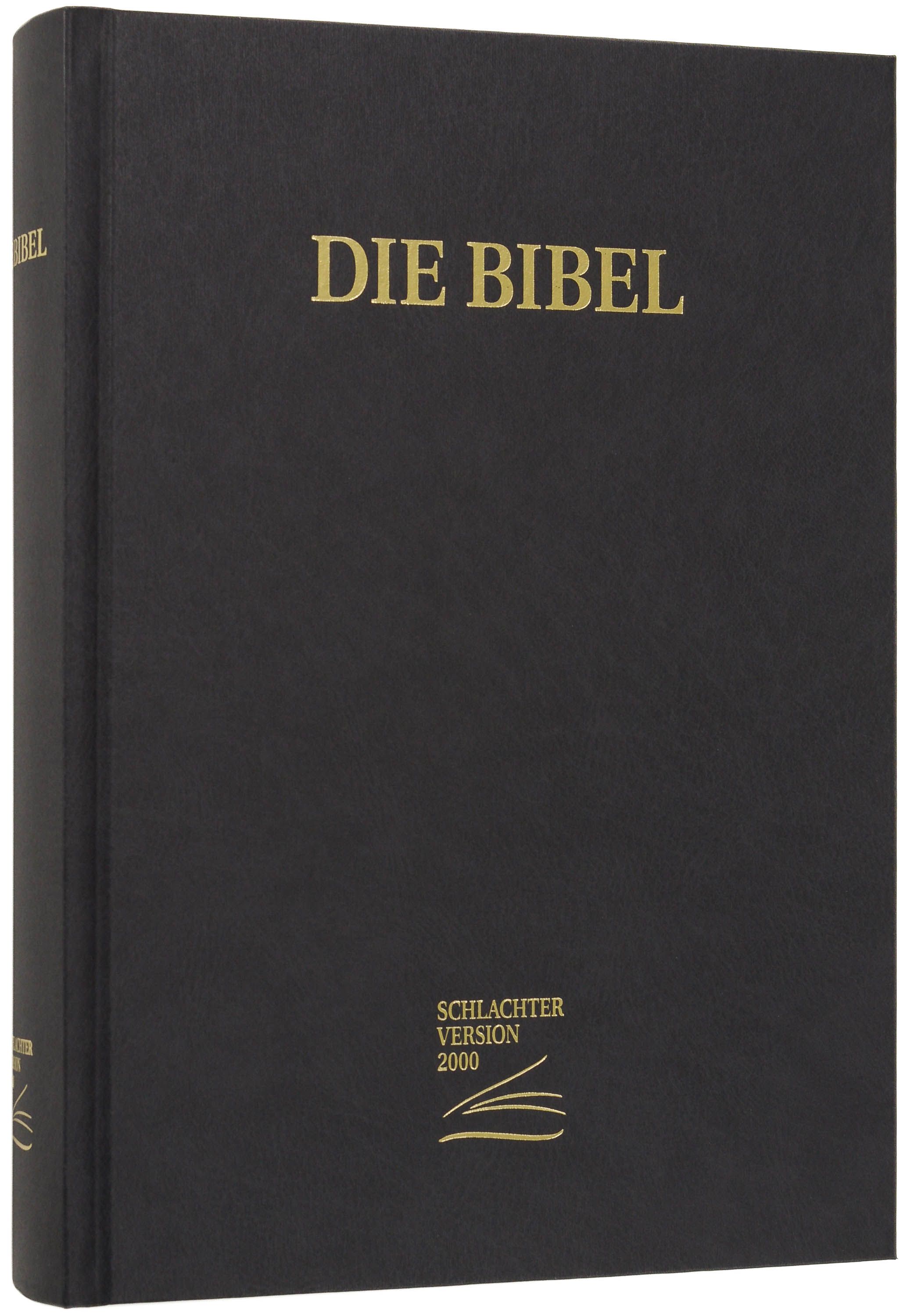 Schlachter 2000 Bibel - Großdruckausgabe (Hardcover, schwarz)